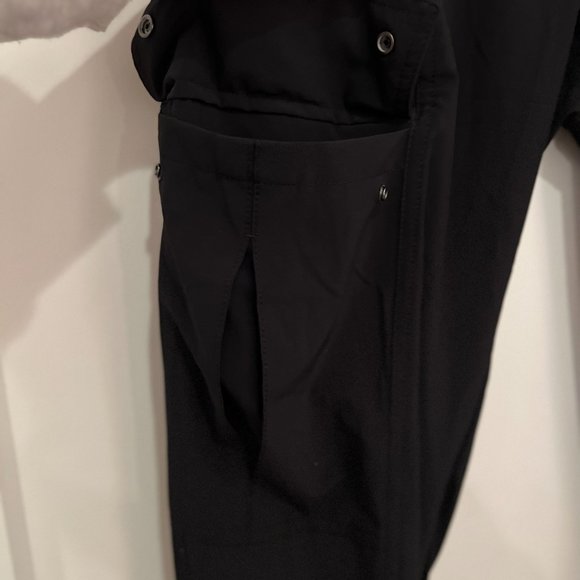 NWOT Athleta Chelsea Utility Cargo Jogger Black - Picture 4 of 6
